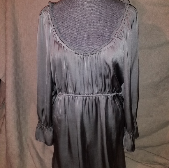 Vintage 90's baby doll silver dress - Picture 1 of 5
